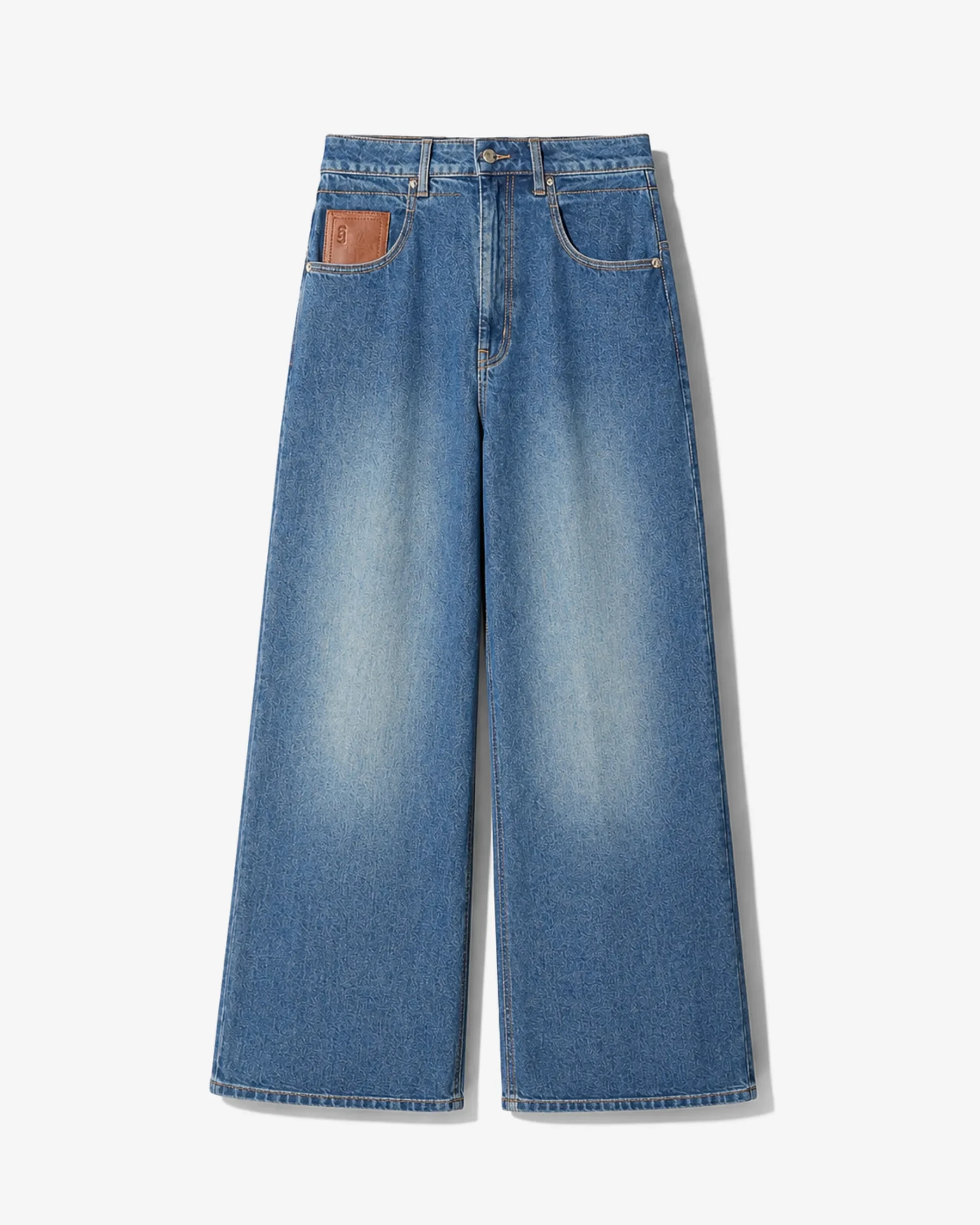 Jeans Dames Barrel Stretch Denim Drew Blauw 357