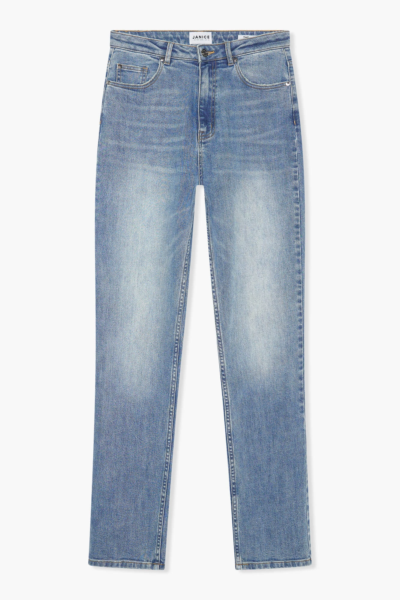 Jeans Dames Rechte Pijp Ash Blauw 920