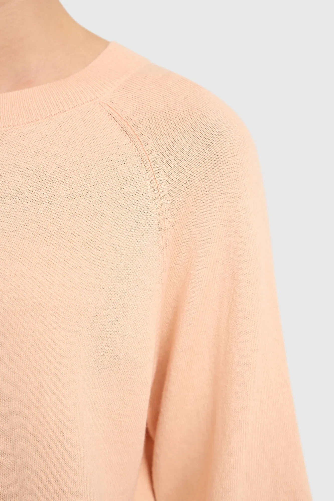 Katoen Cashmere Gebreid Truitje Moss Peach