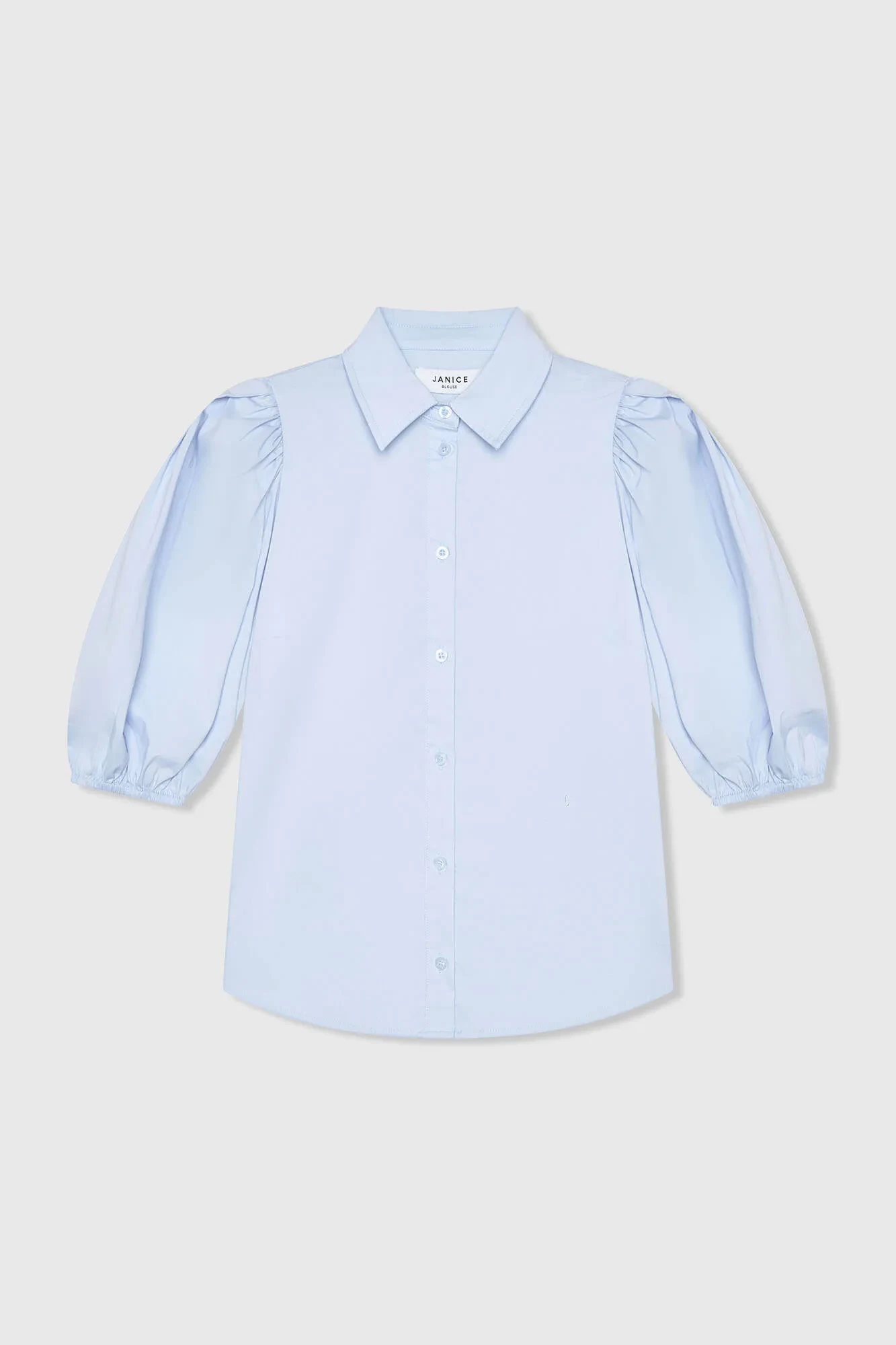 Katoenen Blouse Dames Lars Blauw