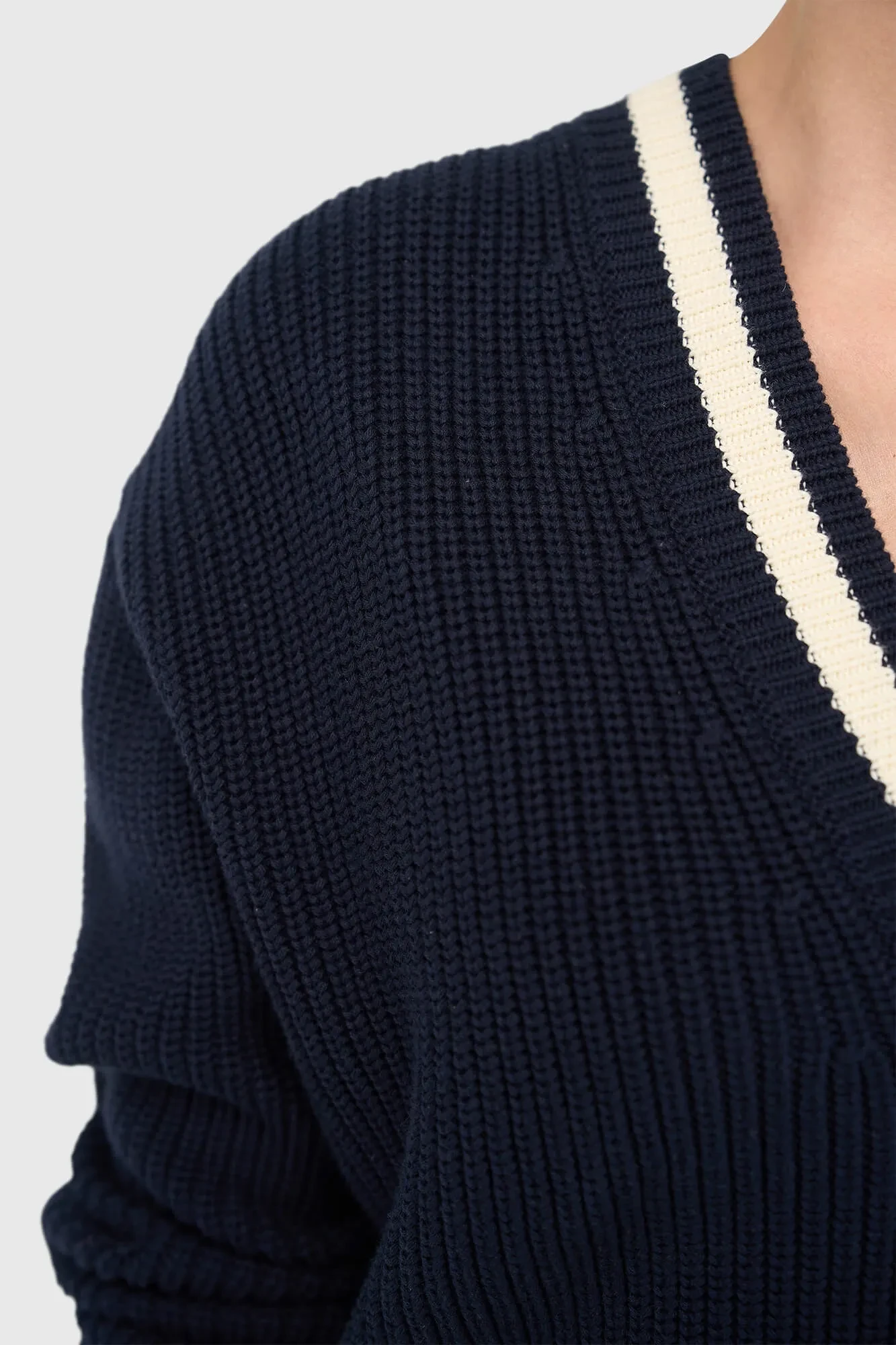 Katoenen Vest Knopen Dames Mars Blauw