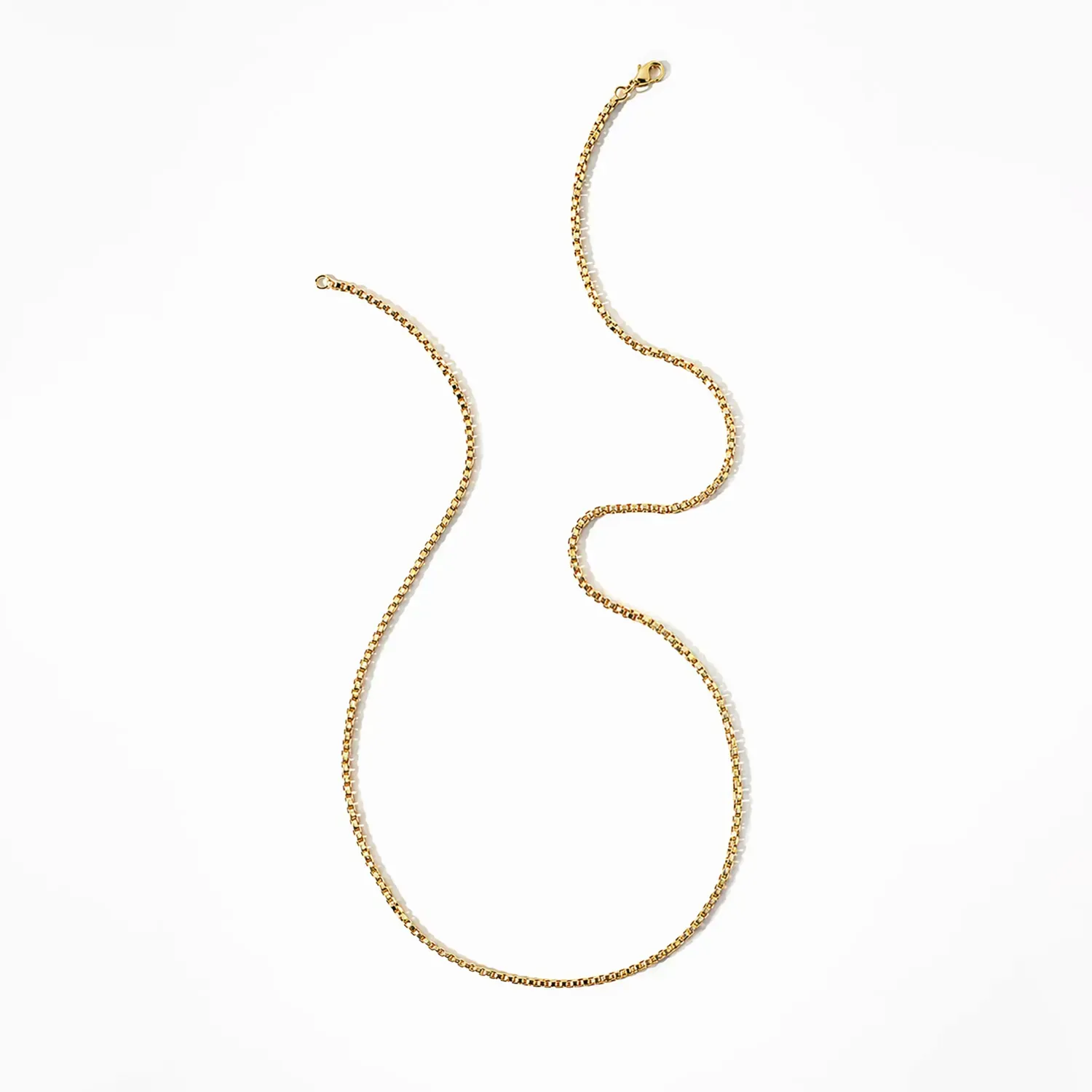 Gouden Ketting Vierkante Schakels Rogue Block Chain