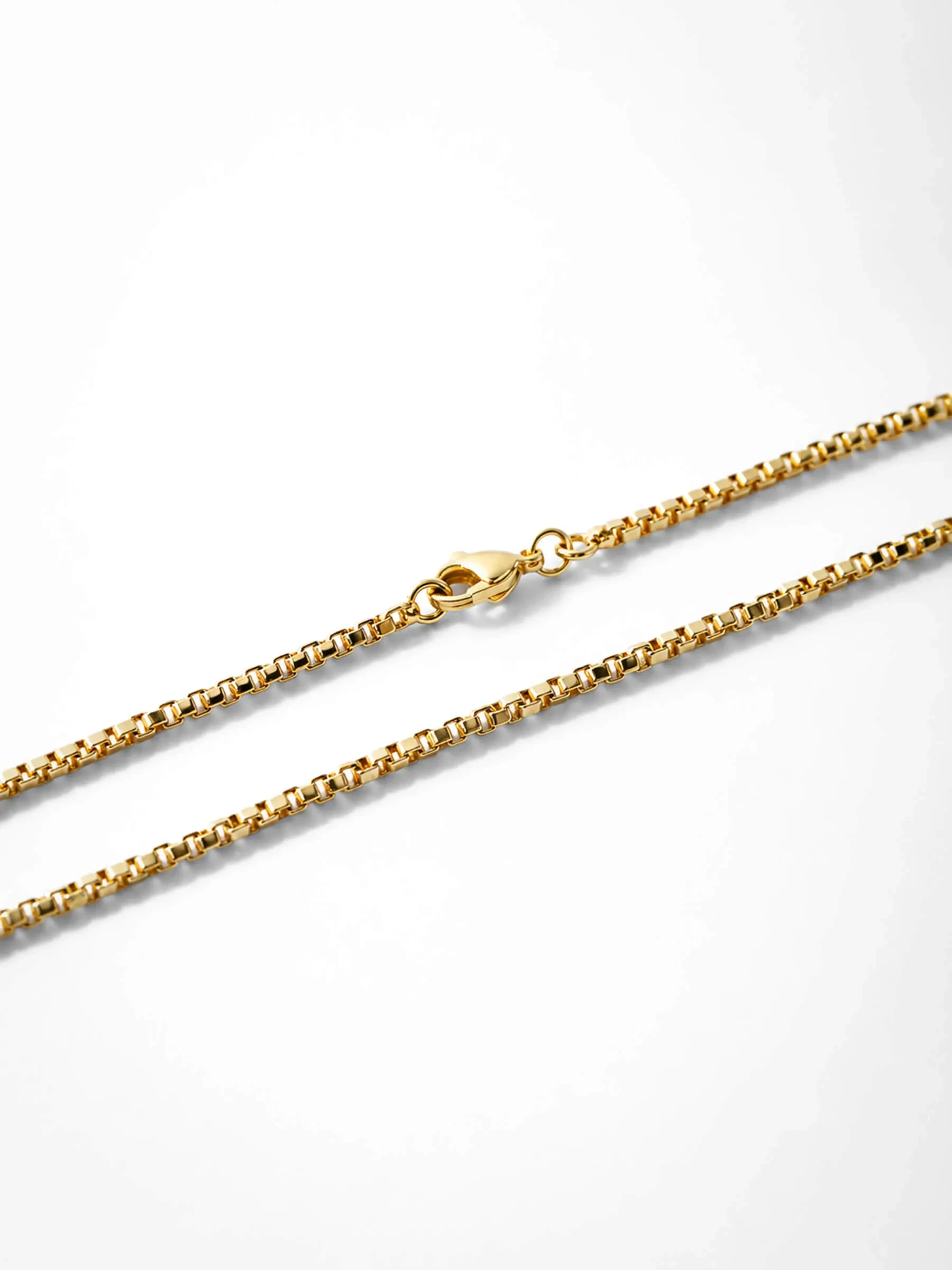 Gouden Ketting Vierkante Schakels Rogue Block Chain