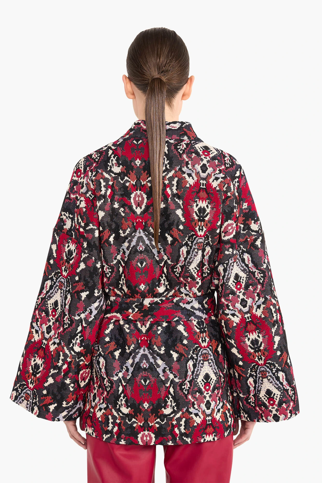 Kimono Dames Jacquard Preston Aztec