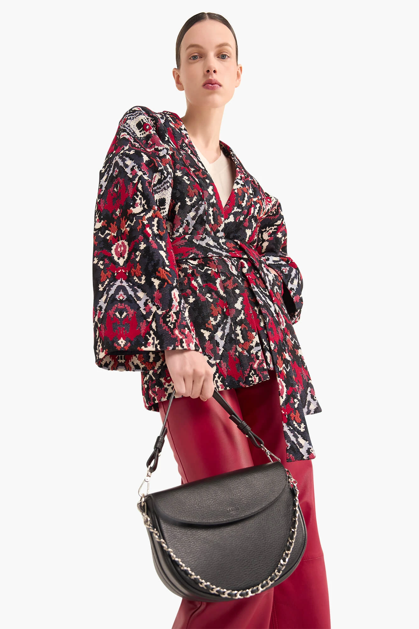 Kimono Dames Jacquard Preston Aztec