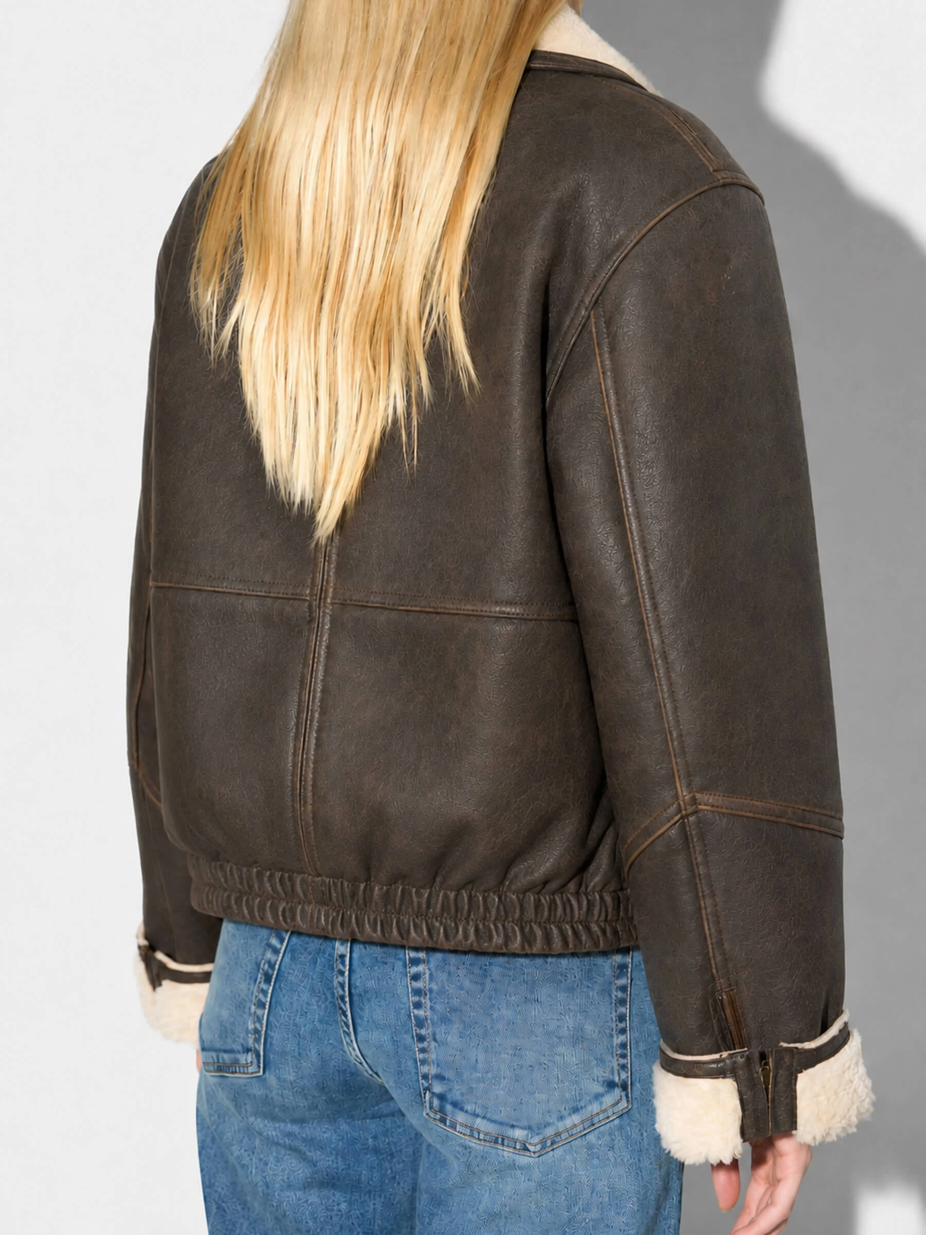 Leren Dames Lammy Vintage Pilot Bruin