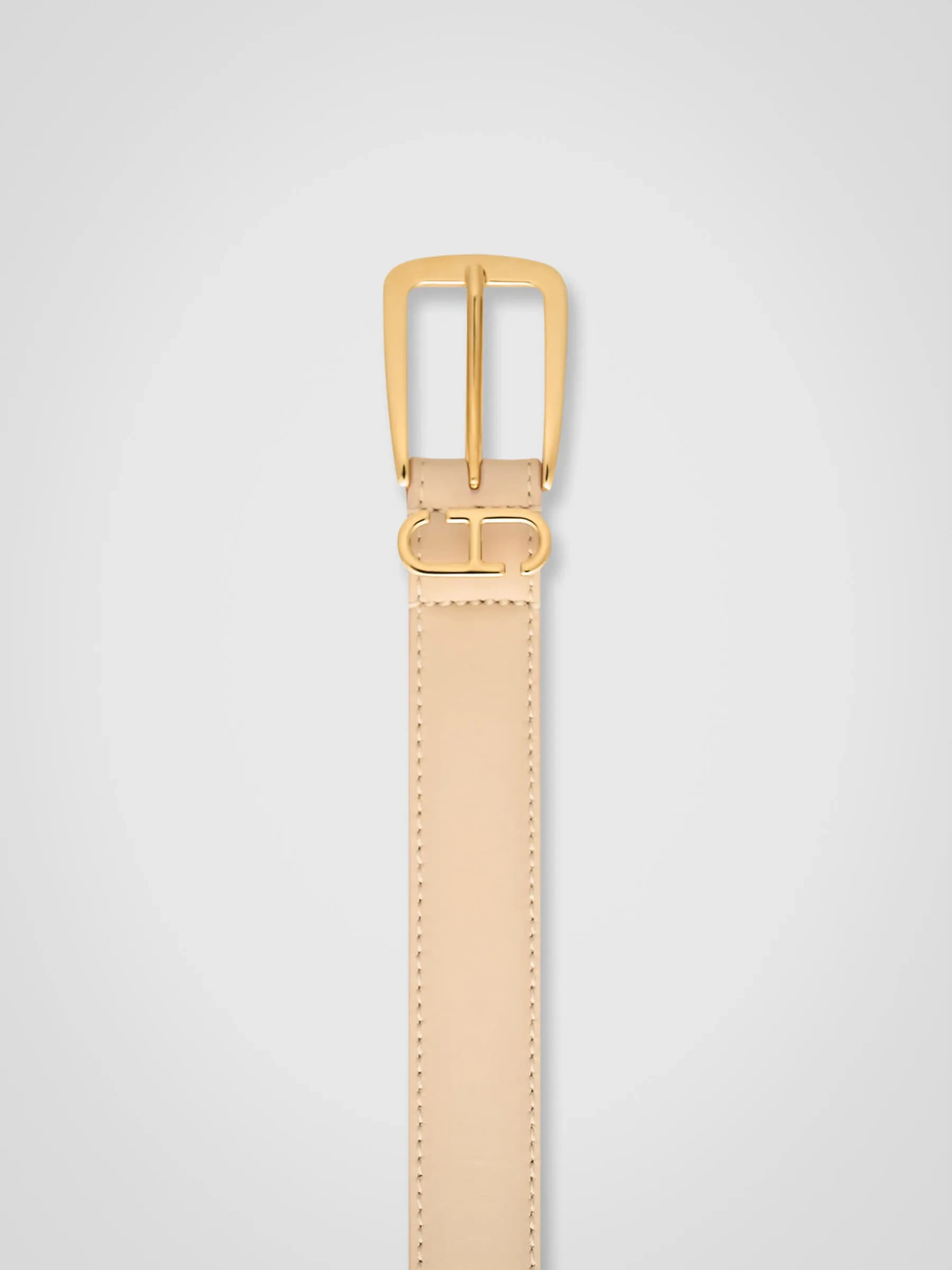 Leren Dames Riem Colby Creme