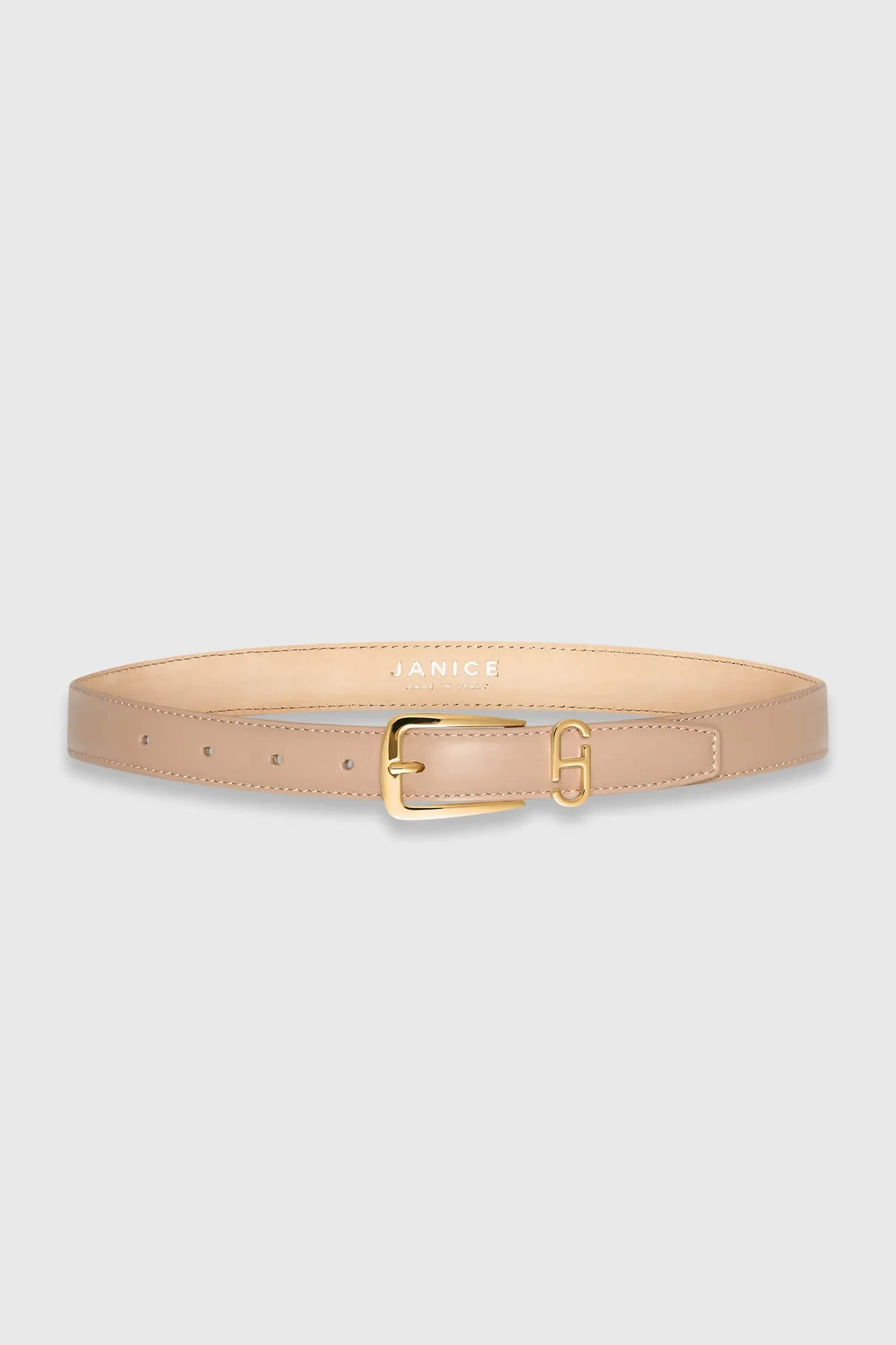 Leren Dames Riem Colby Taupe