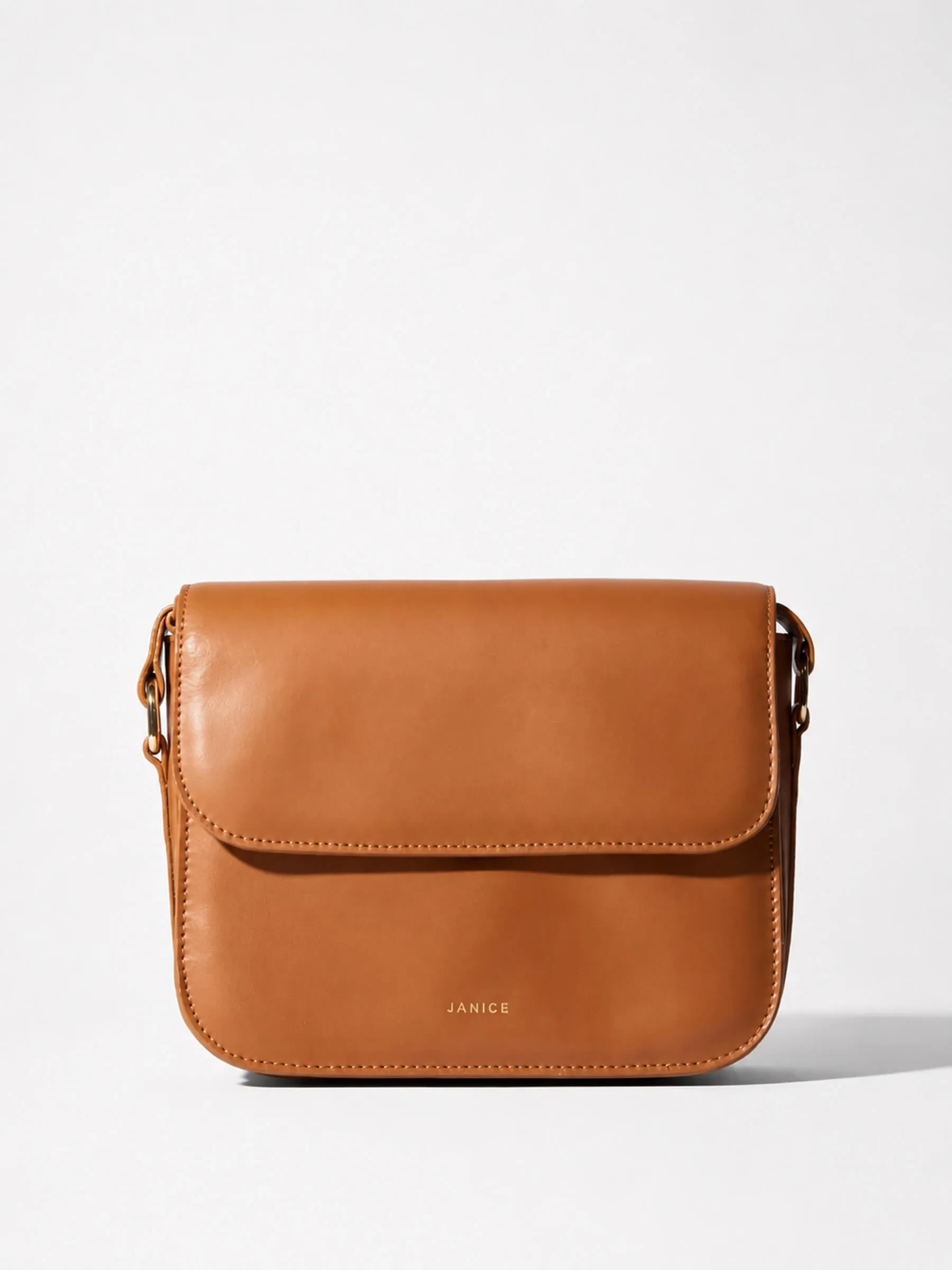 Leren Dames Tas Elias Cognac