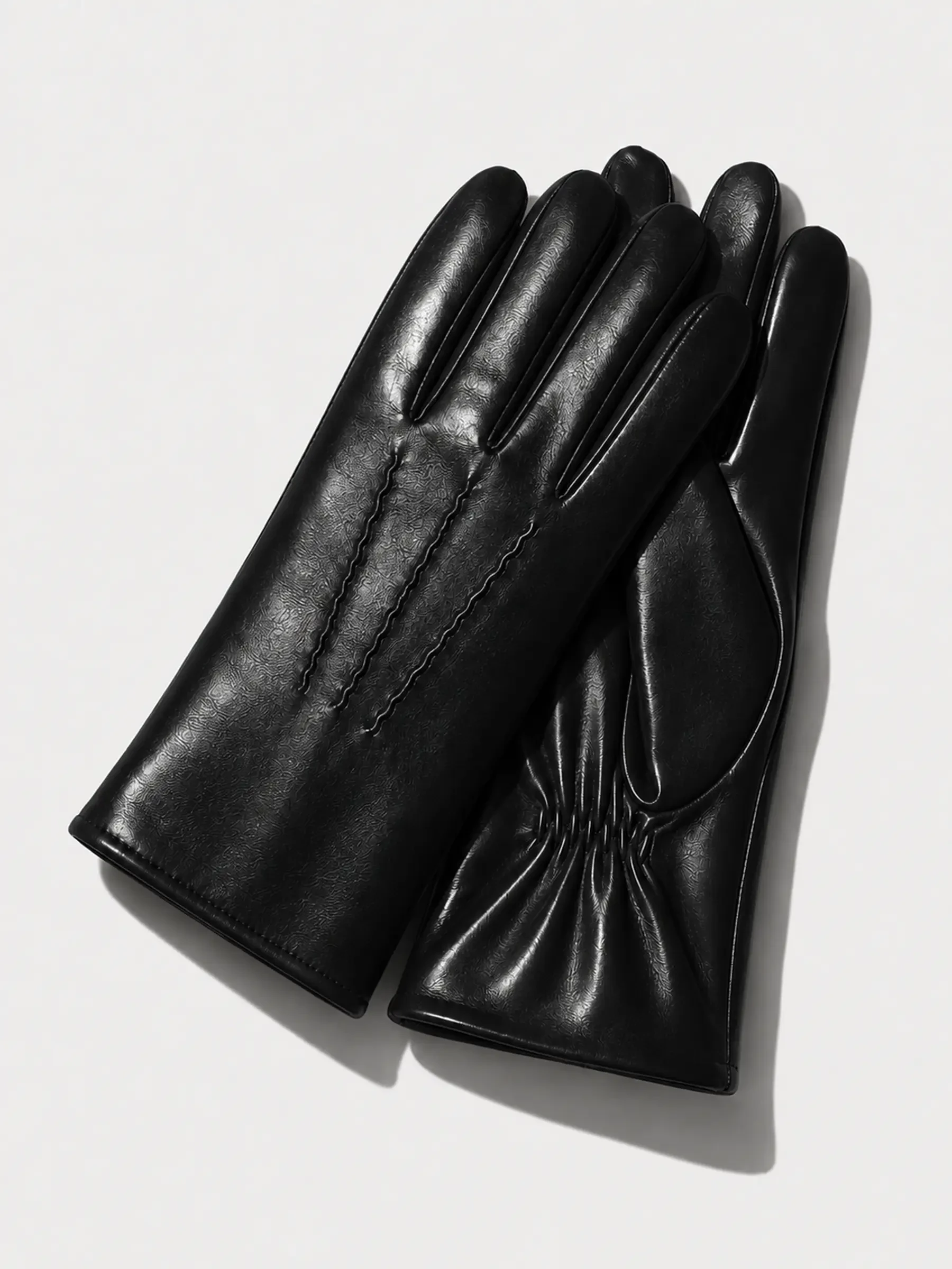 Leren Handschoenen Dames Atlas Zwart