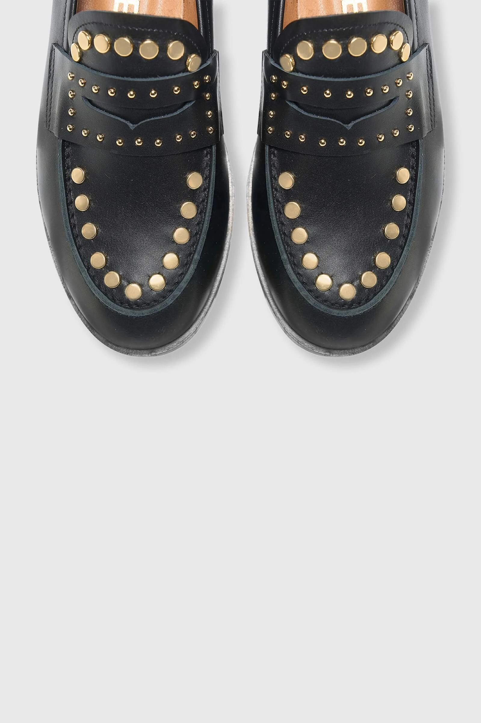 Boy Zwart Goud Studs
