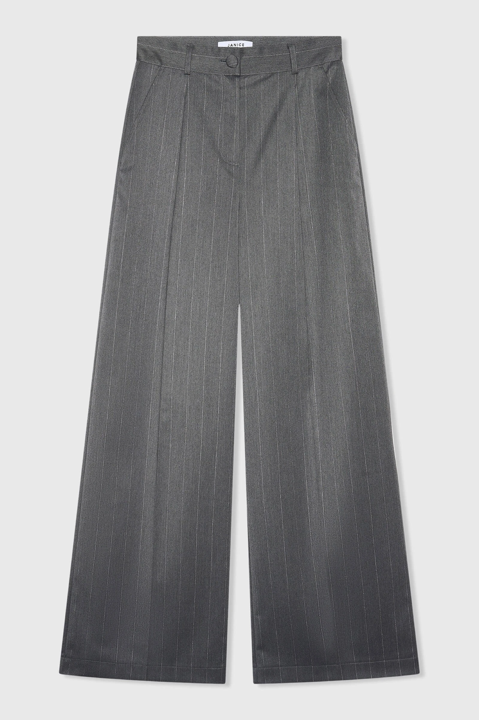 Mel Grijs Streep Lurex