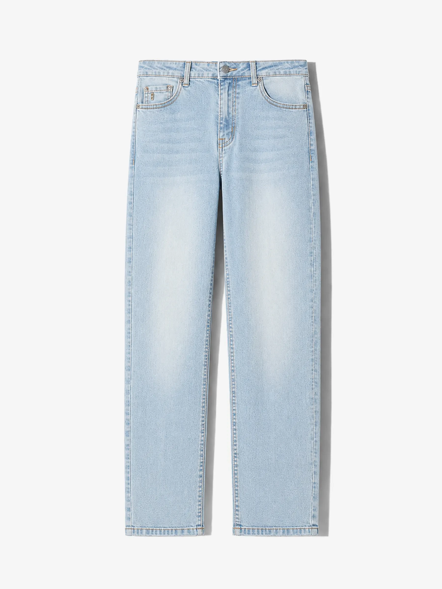 Mom Jeans Dames Mid Rise Blauw Cooper 114