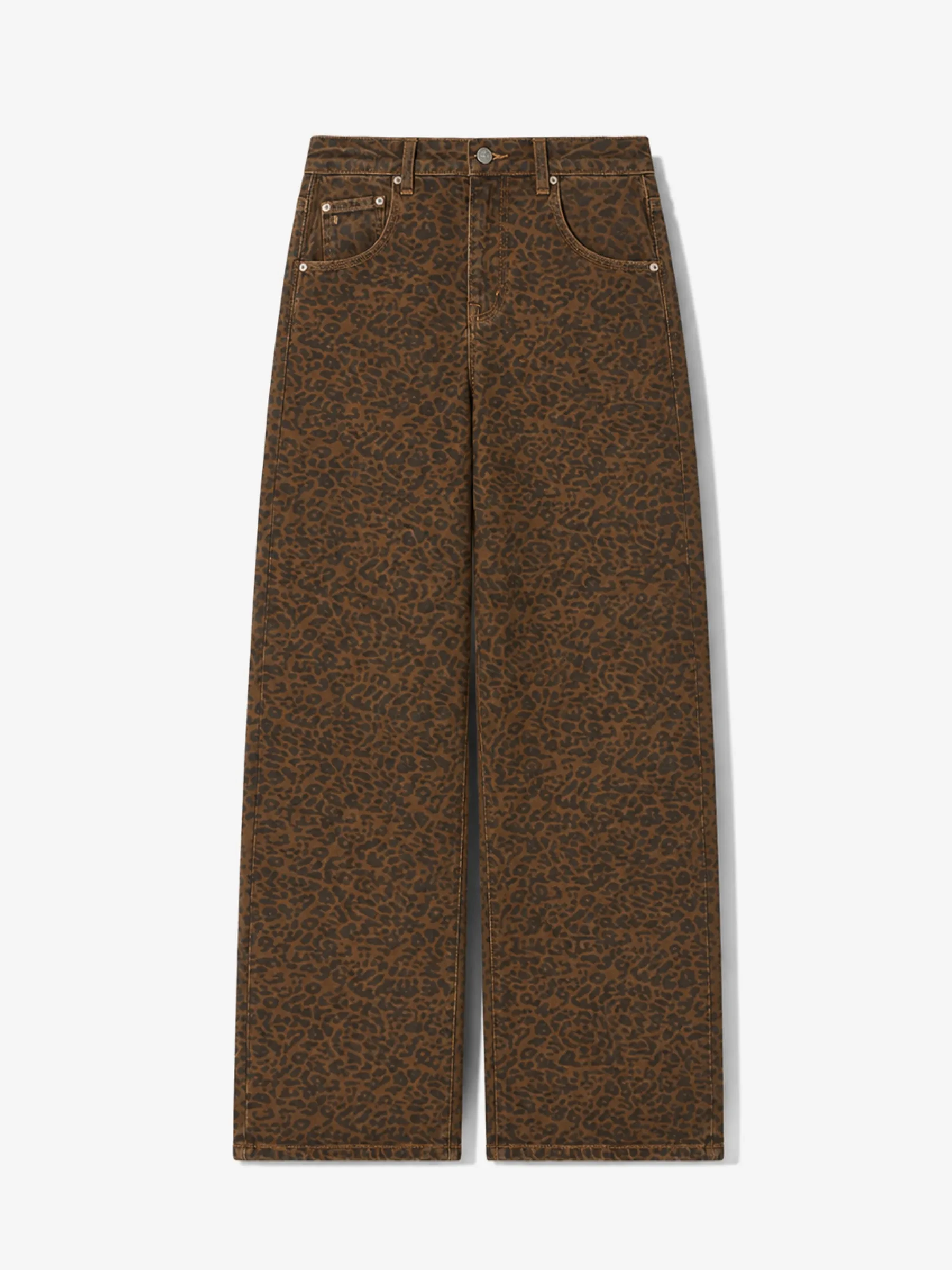 Panterprint Barrel Jeans Dames Stretch Mid Rise Baxter