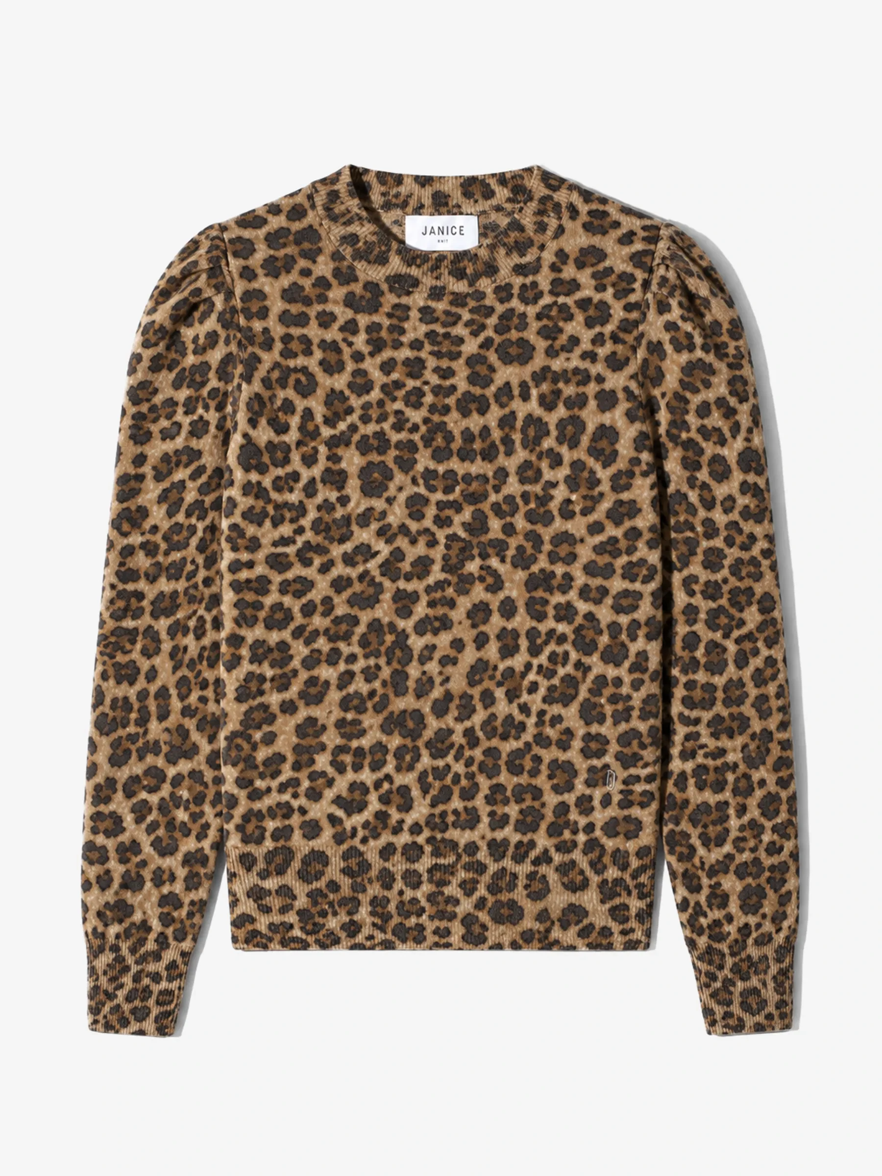 Panterprint Cashmere Dames Trui Pofmouw Mave