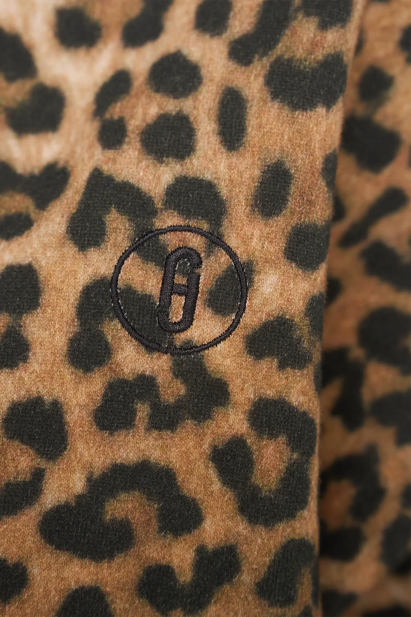 Panterprint Hoodie Dames Katoen Holt