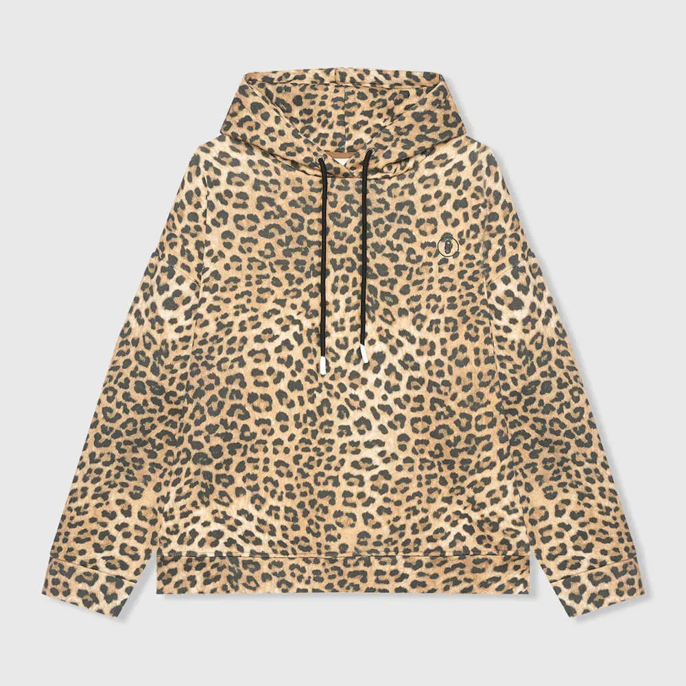 Panterprint Hoodie Dames Katoen Holt