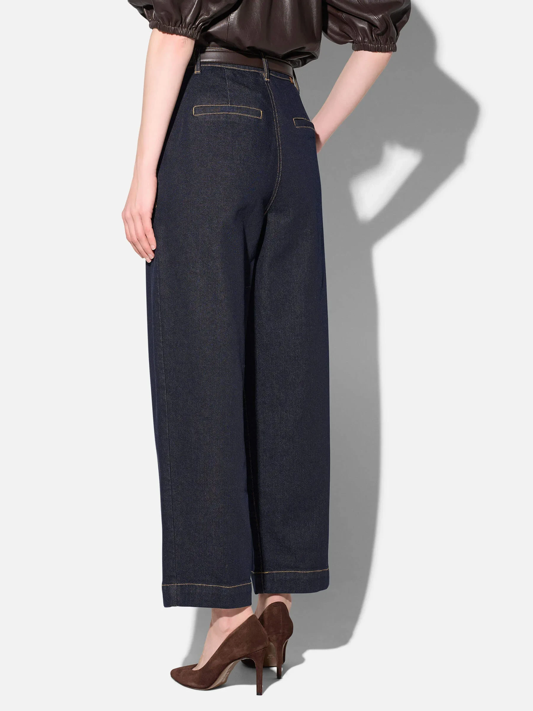 Paperbag Jeans Dames Steekzakken Barrel Balti Japanse Denim