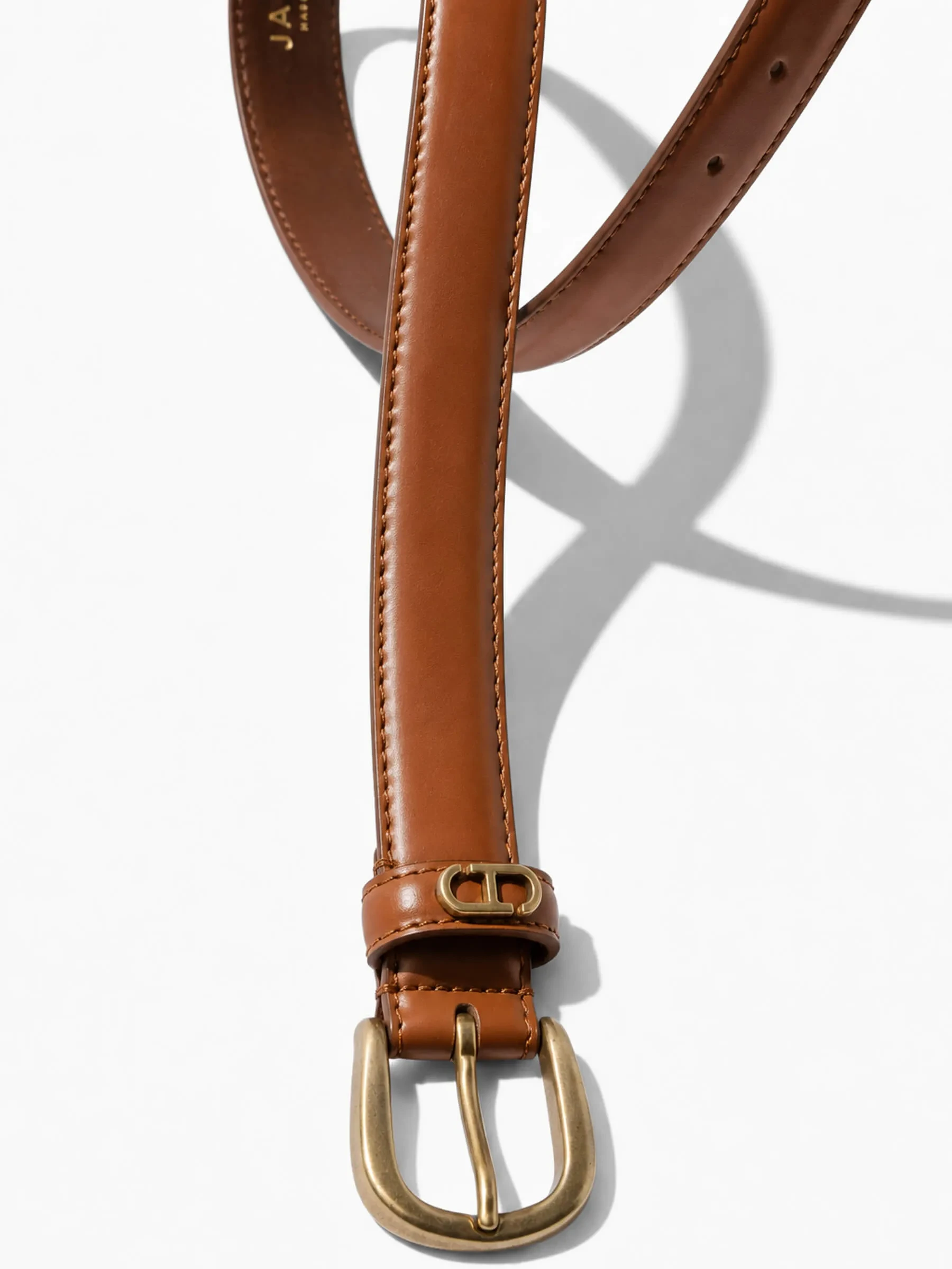 Riem Leer Dames Tabacco Malone Brass