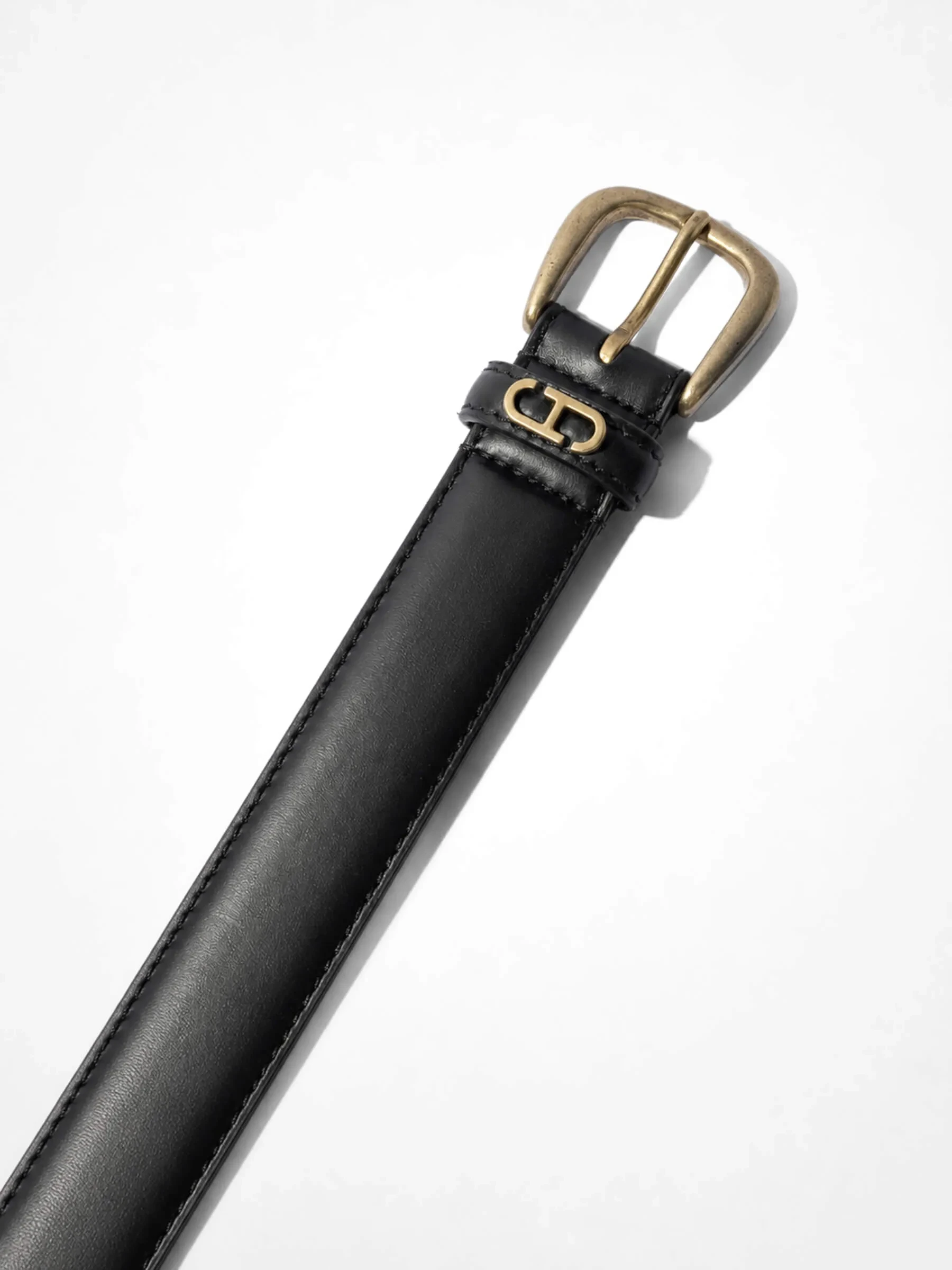 Riem Leer Dames Zwart Malone Brass