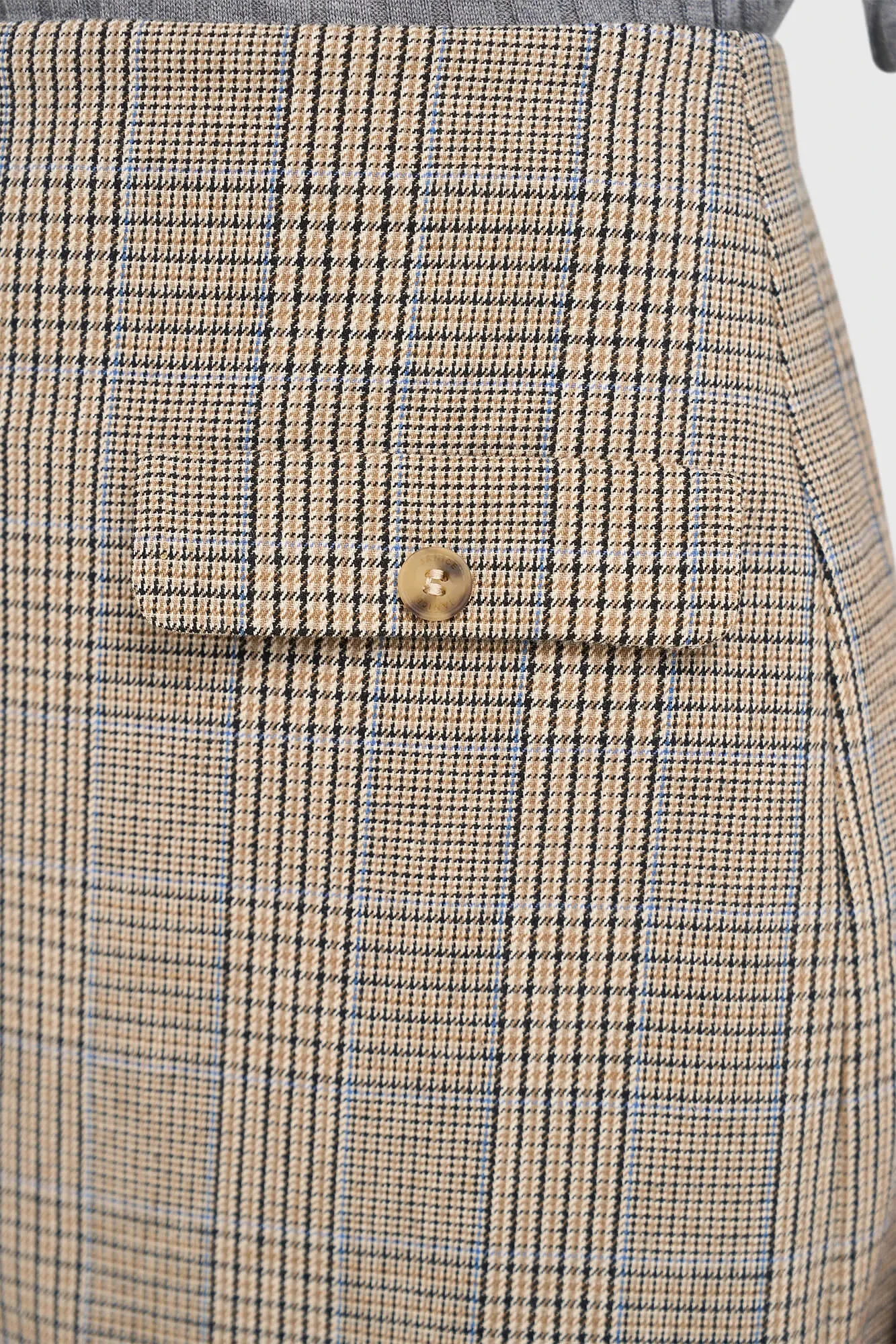 Rok Kort Ruiten Nade Beige