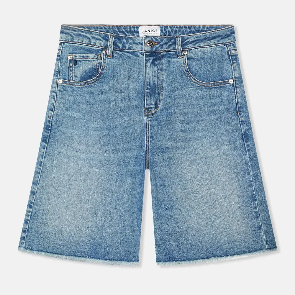 Shorts Denim Dames Bo Blauw 379
