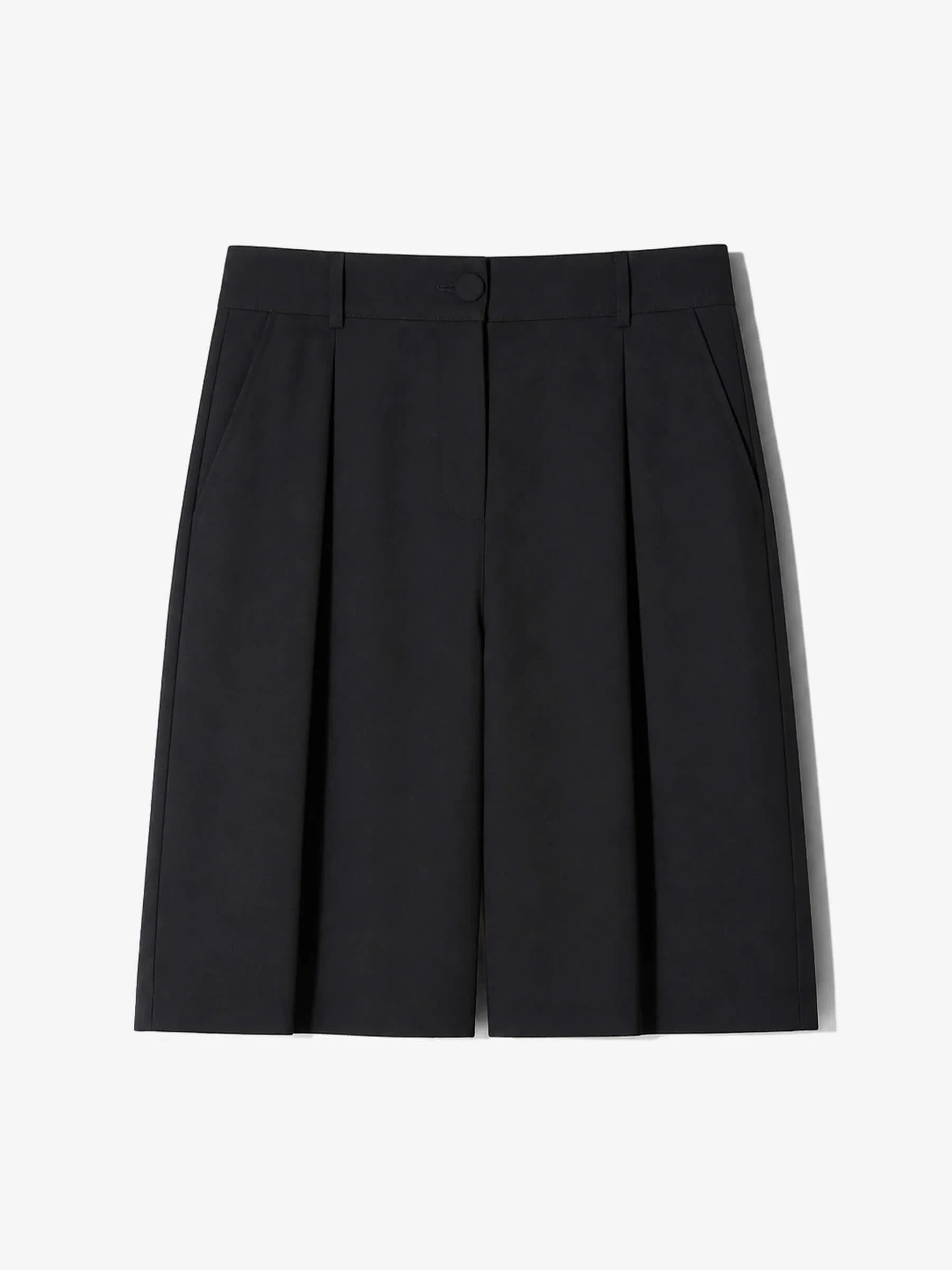 Shorts Broek Dames Rechte Pijp Zwart Lou