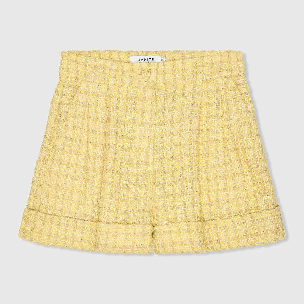 Shorts Dames Tweed Arthur Geel