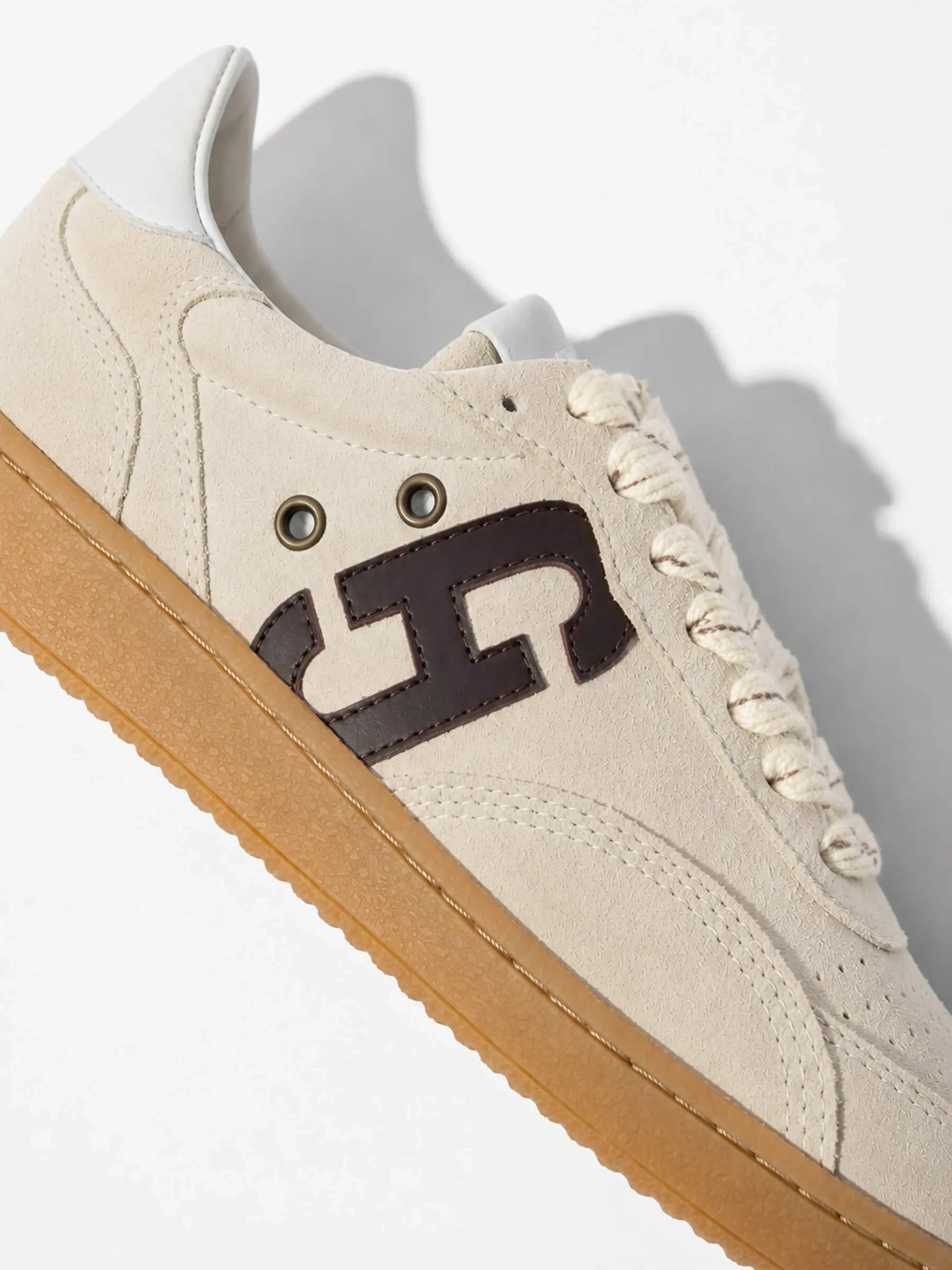 Sneakers Dames Handbal Vintage Stanley Beige