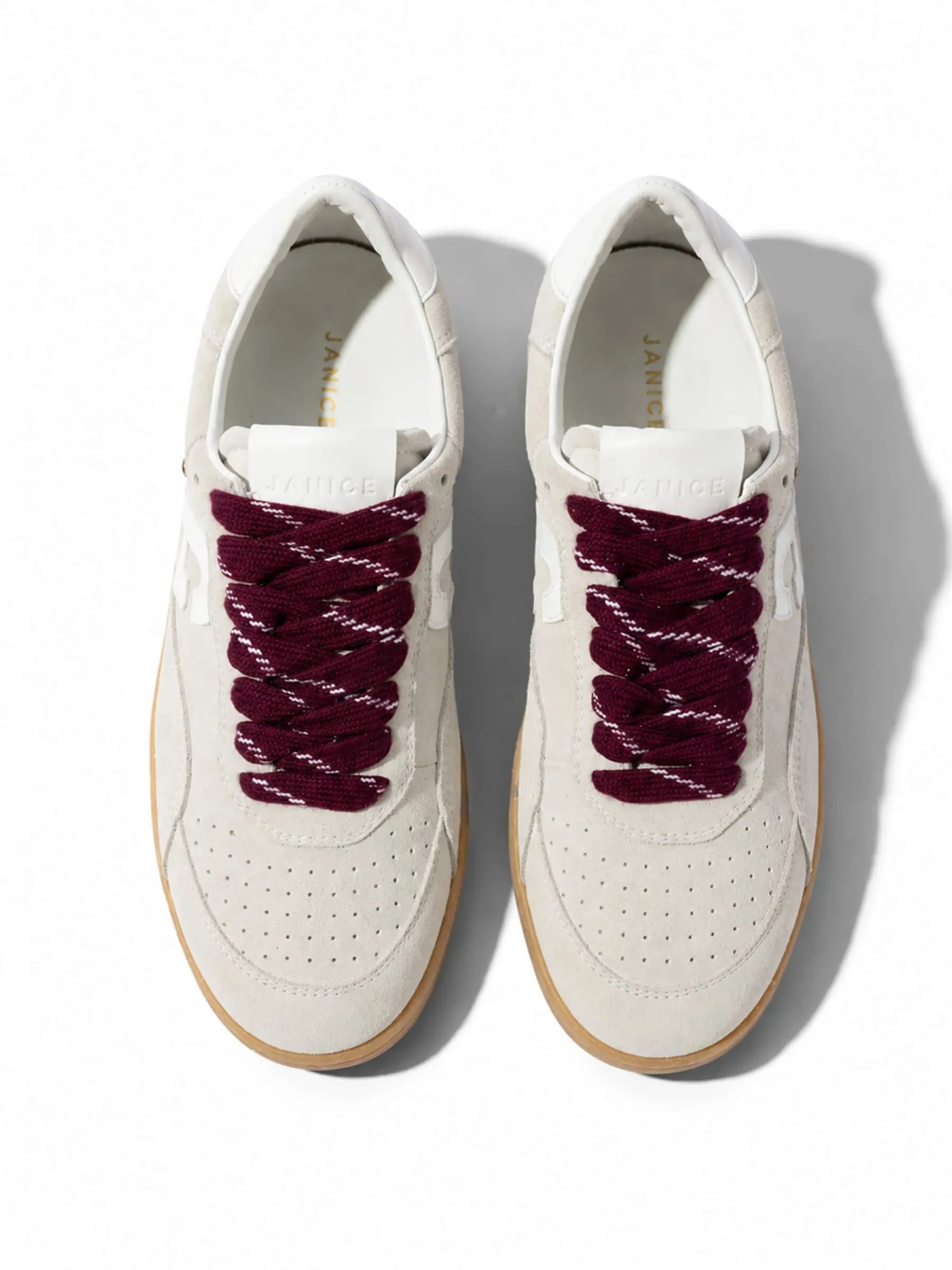 Sneakers Dames Handbal Vintage Stanley Creme