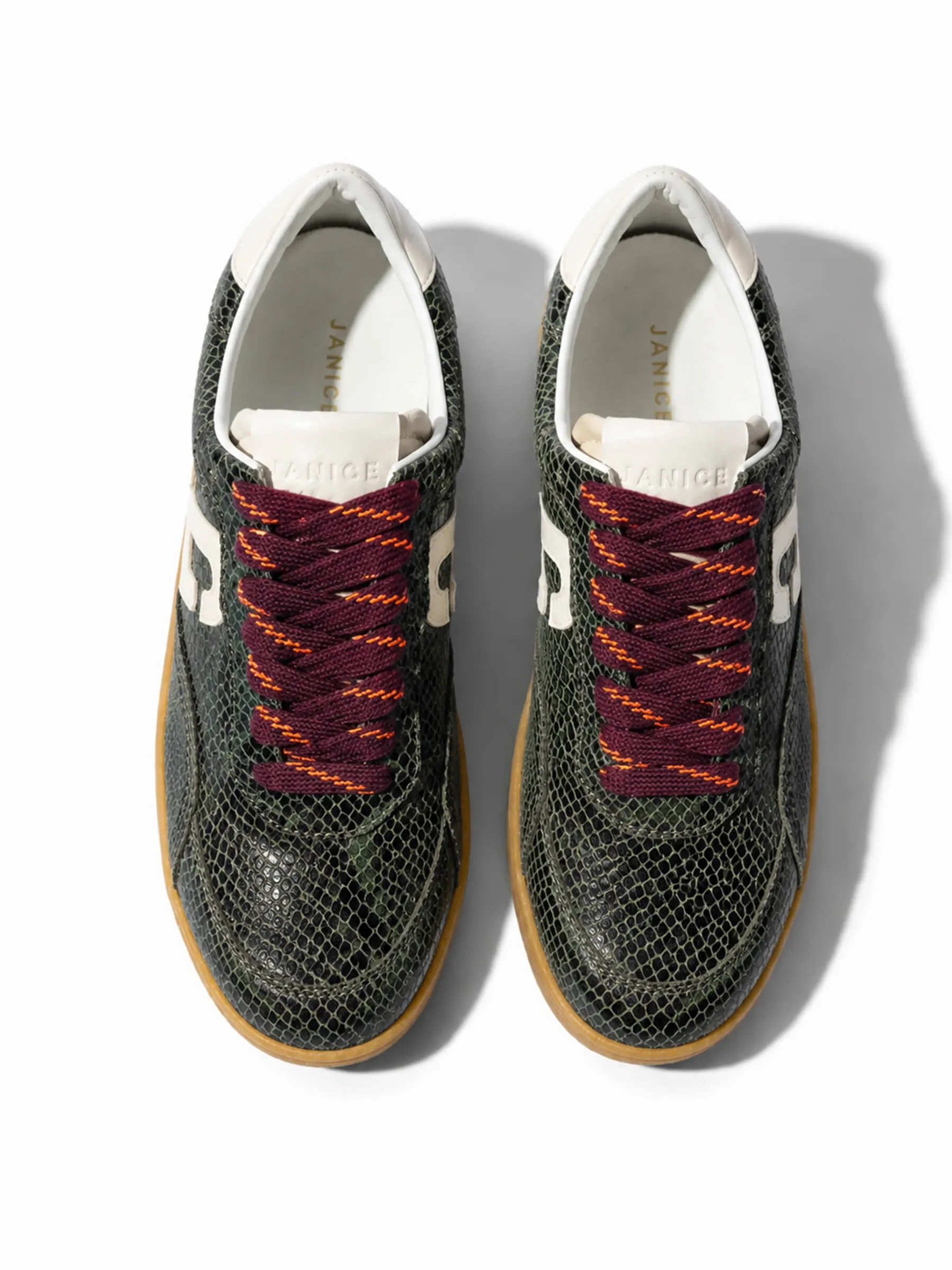 Sneakers Dames Handbal Vintage Stanley Groen Snake