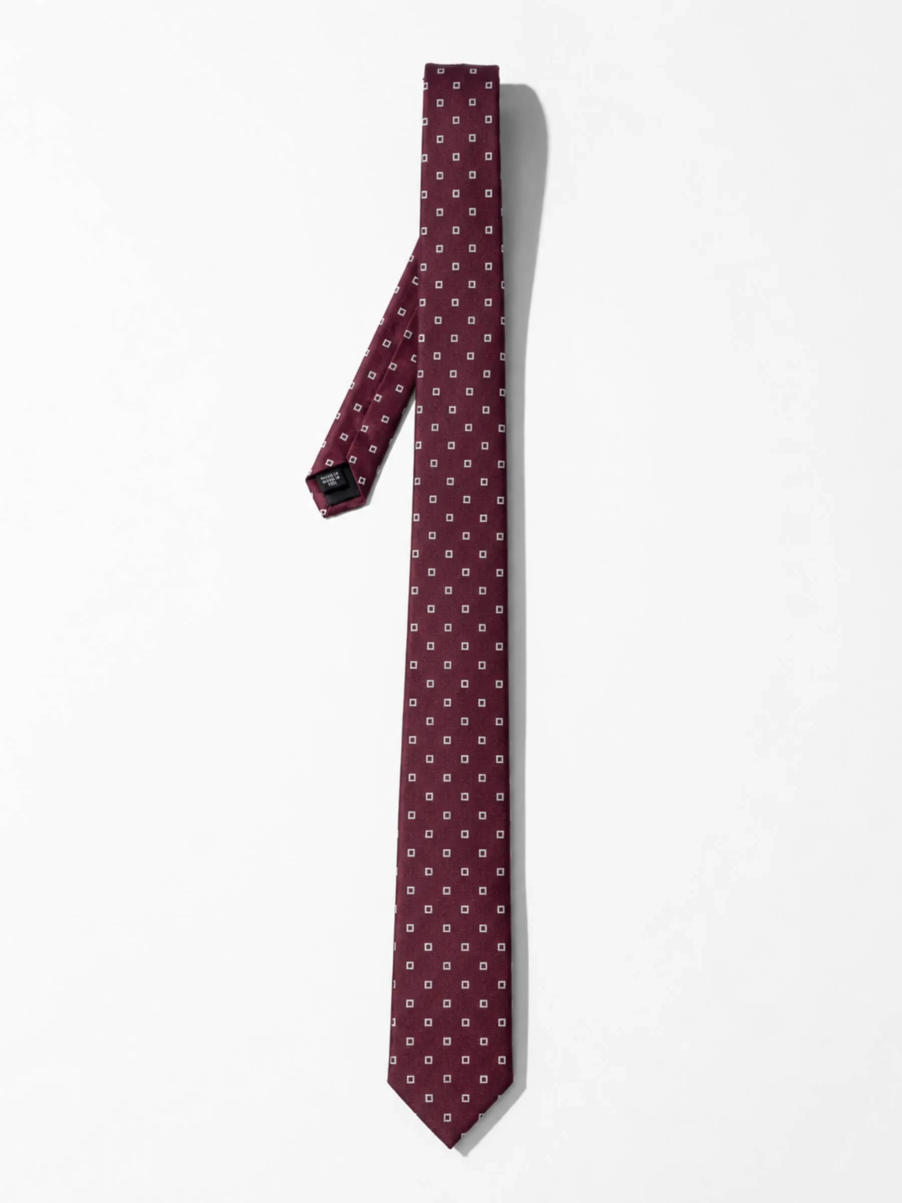 Stropdas Zijde Burgundy Sir