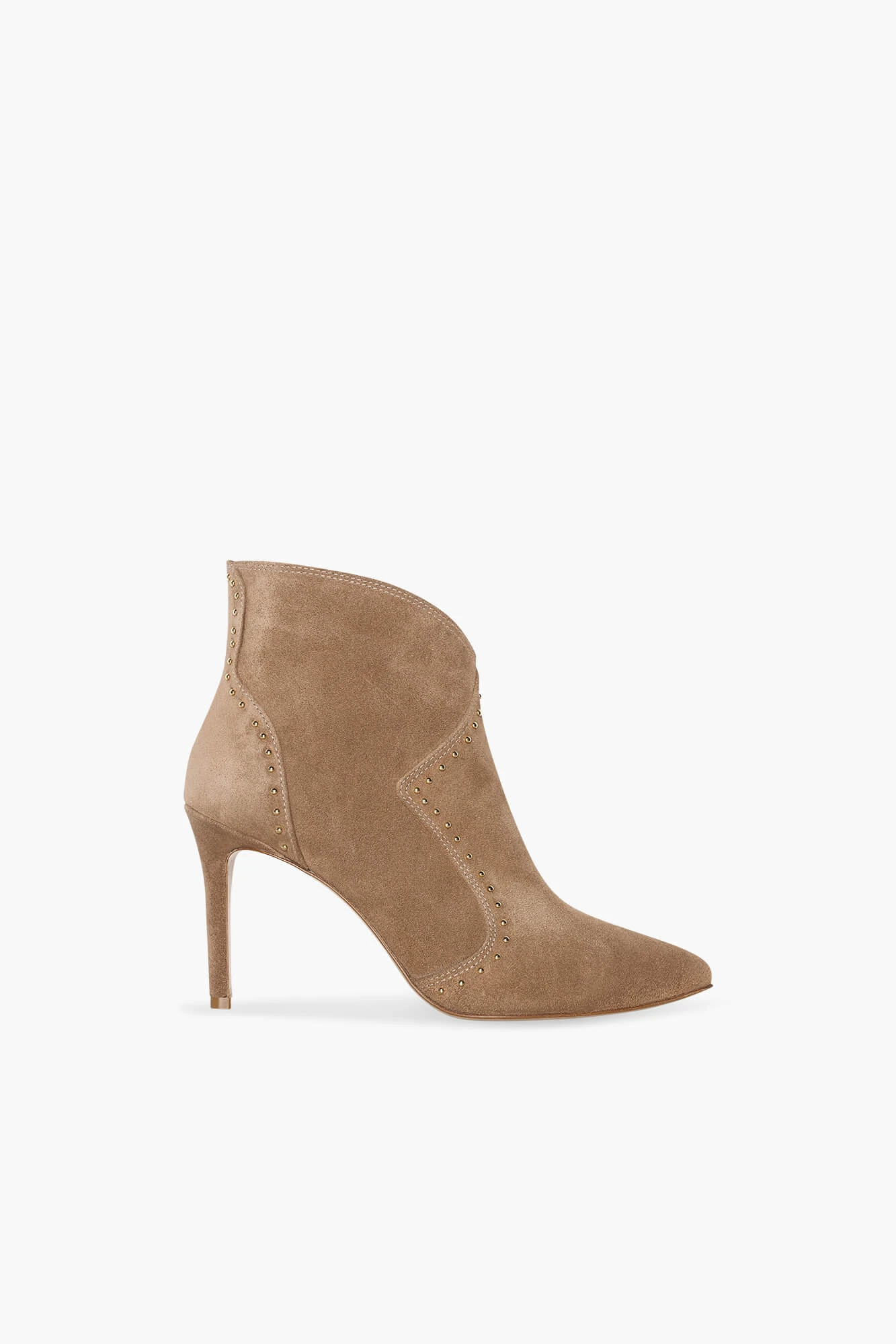 Laarsje Dames Suede Stewart Cognac Studs