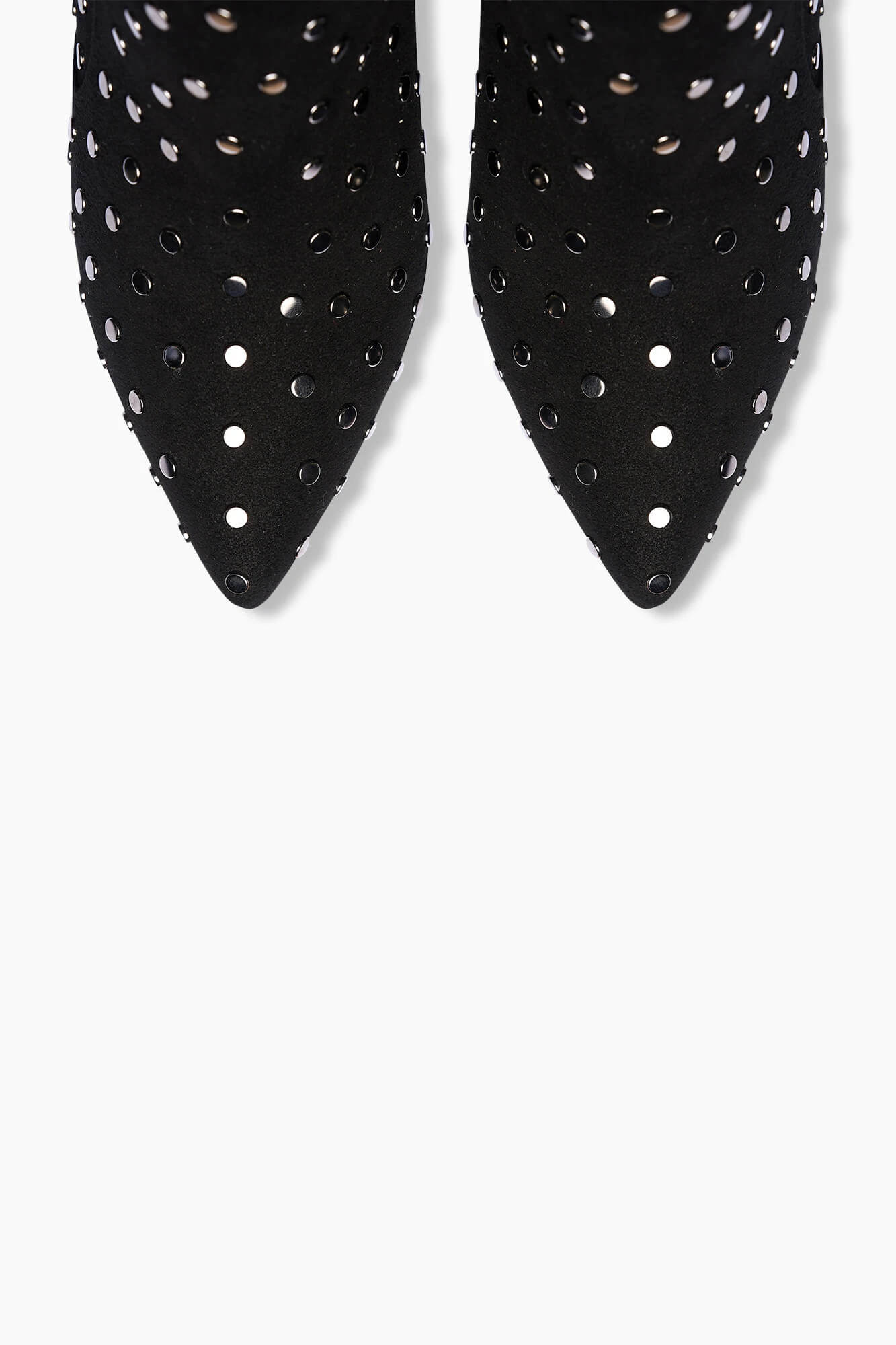 Laarsje Dames Suede Stewart Zwart Studs