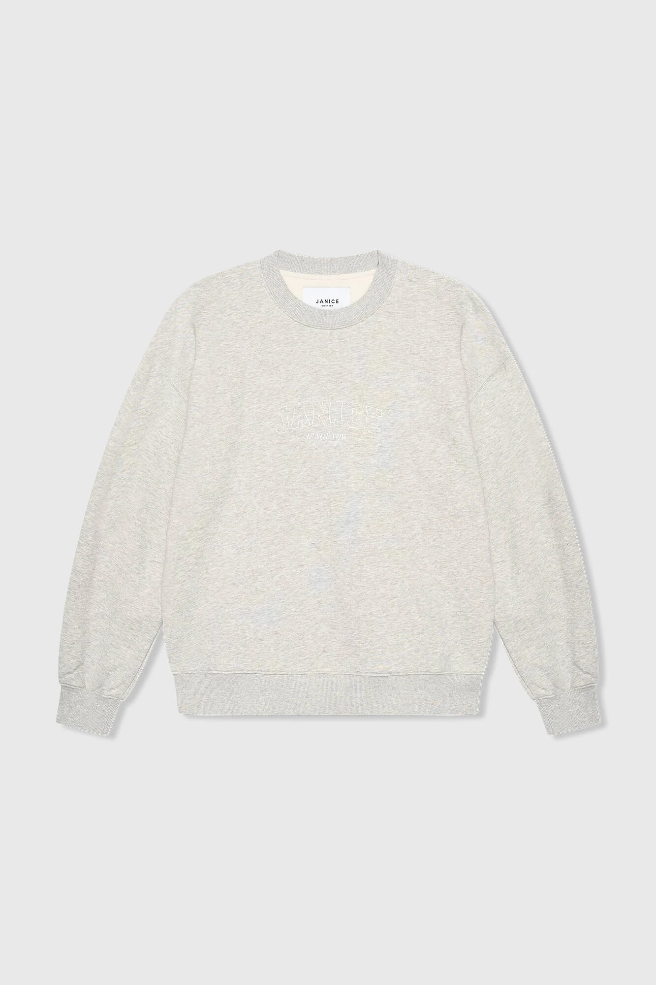 Andy Sweater Grijs Logo
