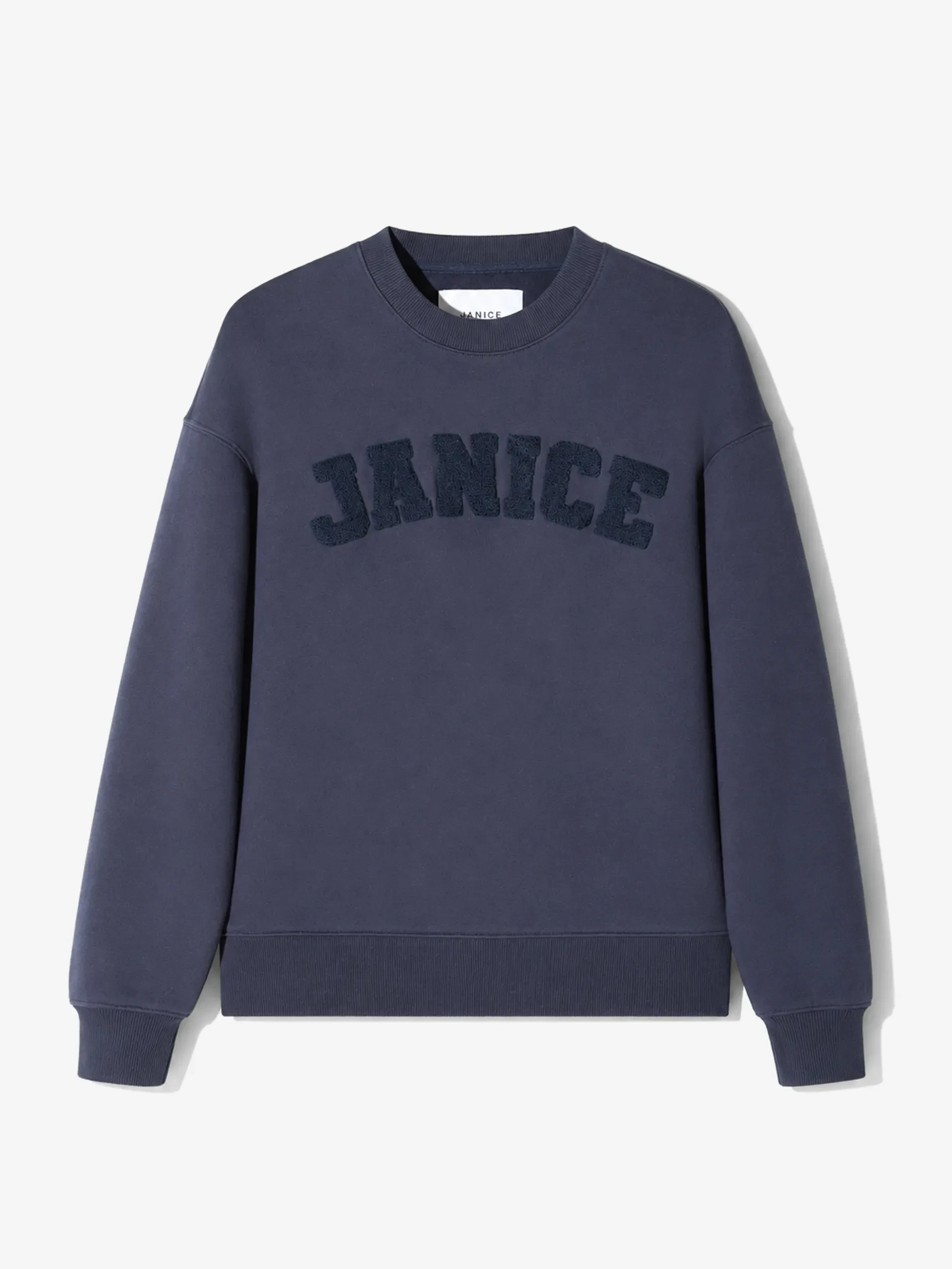 Sweater Dames Katoen Owen Blauw
