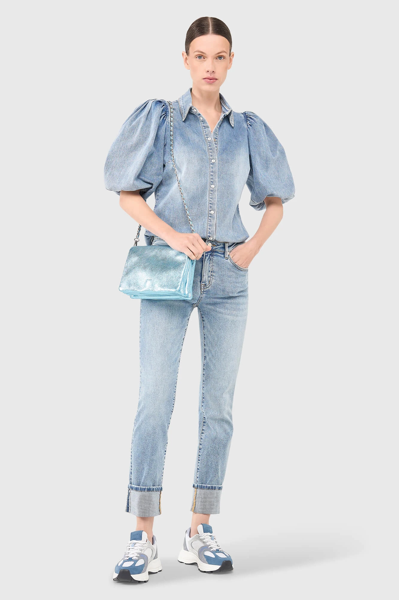 Lars Blouse Blauw 435