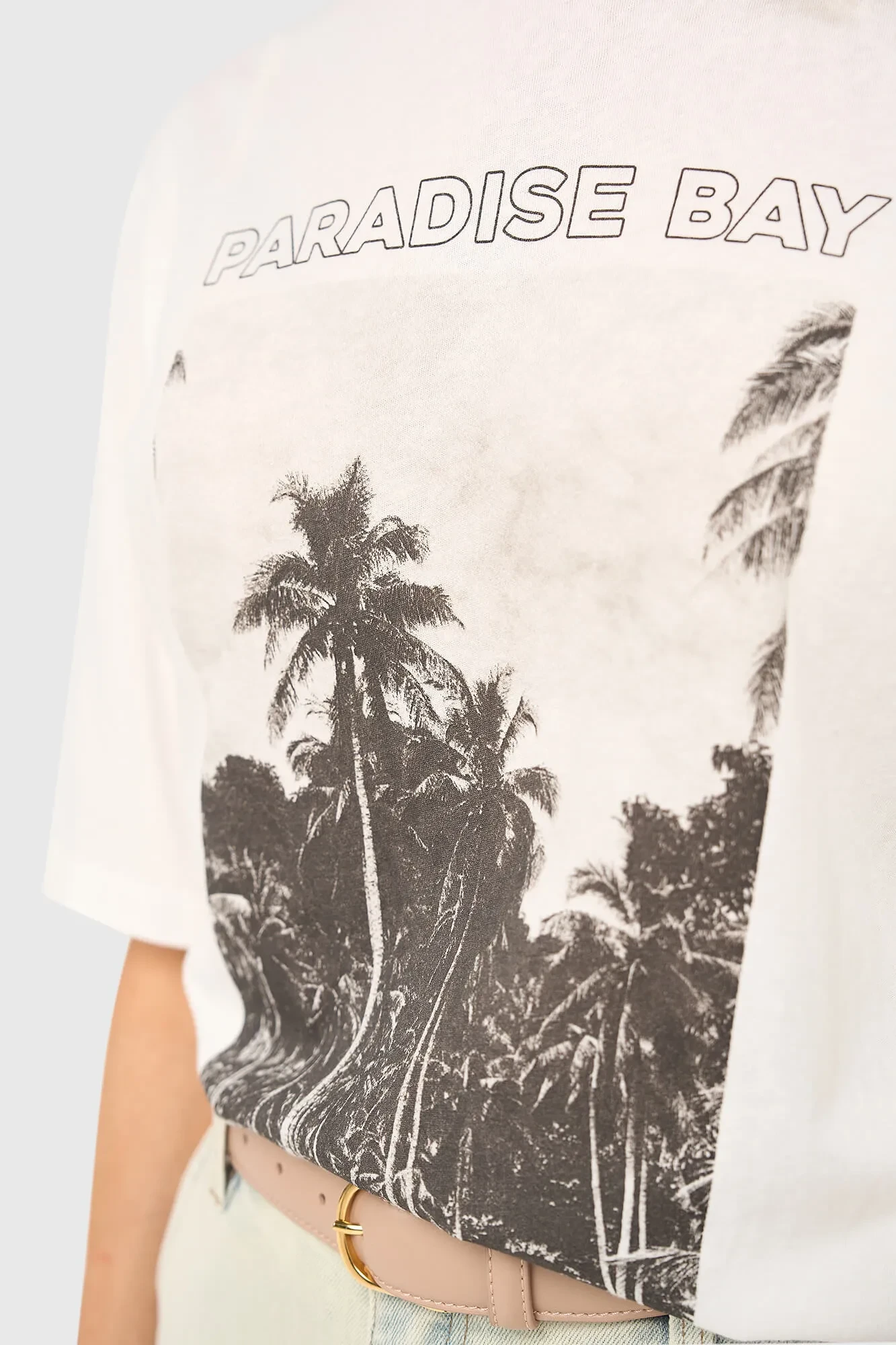 Wit Dames Shirt Katoen Adam Paradise
